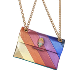 mini leather kensington bag - Dark Rainbow