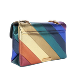 Leather Kensington Bag - Dark Rainbow