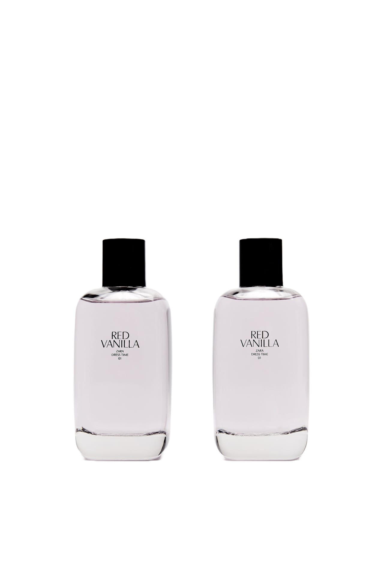 ZARA RED VANILLA EAU DE TOILETTE PERFUME 2X180ML / 6.09 OZ