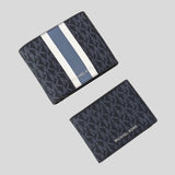 Cooper Logo Billfold Wallet With Coin Pouch (Admiral/Blue)