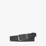 4-in-1 Reversible Belt Set (Black with Silver Hardware)