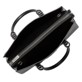 Sheila Medium Signature Logo and Metallic Satchel