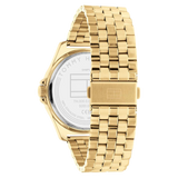 Tommy Hilfiger Gold Steel Blue Dial Men's Watch