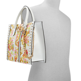 floral talabriria tote bag