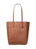 MK Vincent Large Saffiano Leather Tote Bag With Card Case