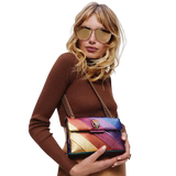 mini leather kensington bag - Dark Rainbow