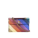 Leather Kensington Bag - Dark Rainbow