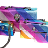 Leather Kensington bag - Rainbow