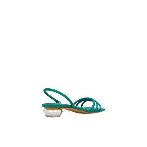 Stellara Green Sandals