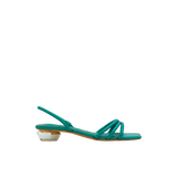 Stellara Green Sandals