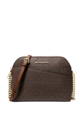 Jet Set Travel Medium Logo Dome Crossbody Bag
