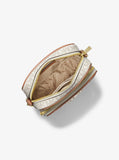 Jet Set Travel Medium Logo Crossbody Bag - vanilla