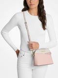 MK Jet Set Travel Medium Color-Block Signature Logo Crossbody Bag