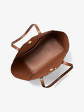 MK Vincent Large Saffiano Leather Tote Bag With Card Case